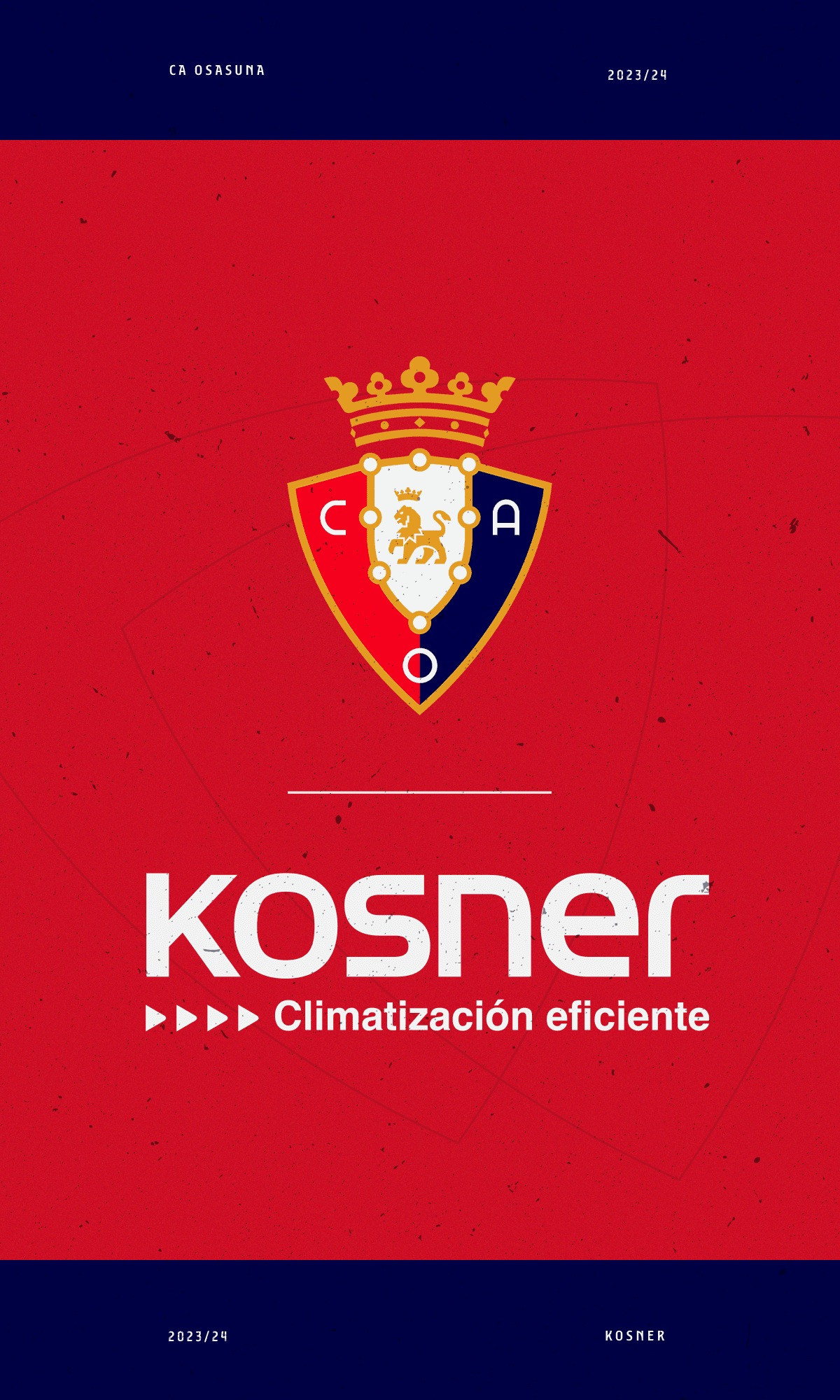 Kosner renueva como patrocinador principal de Osasuna dos temporadas más