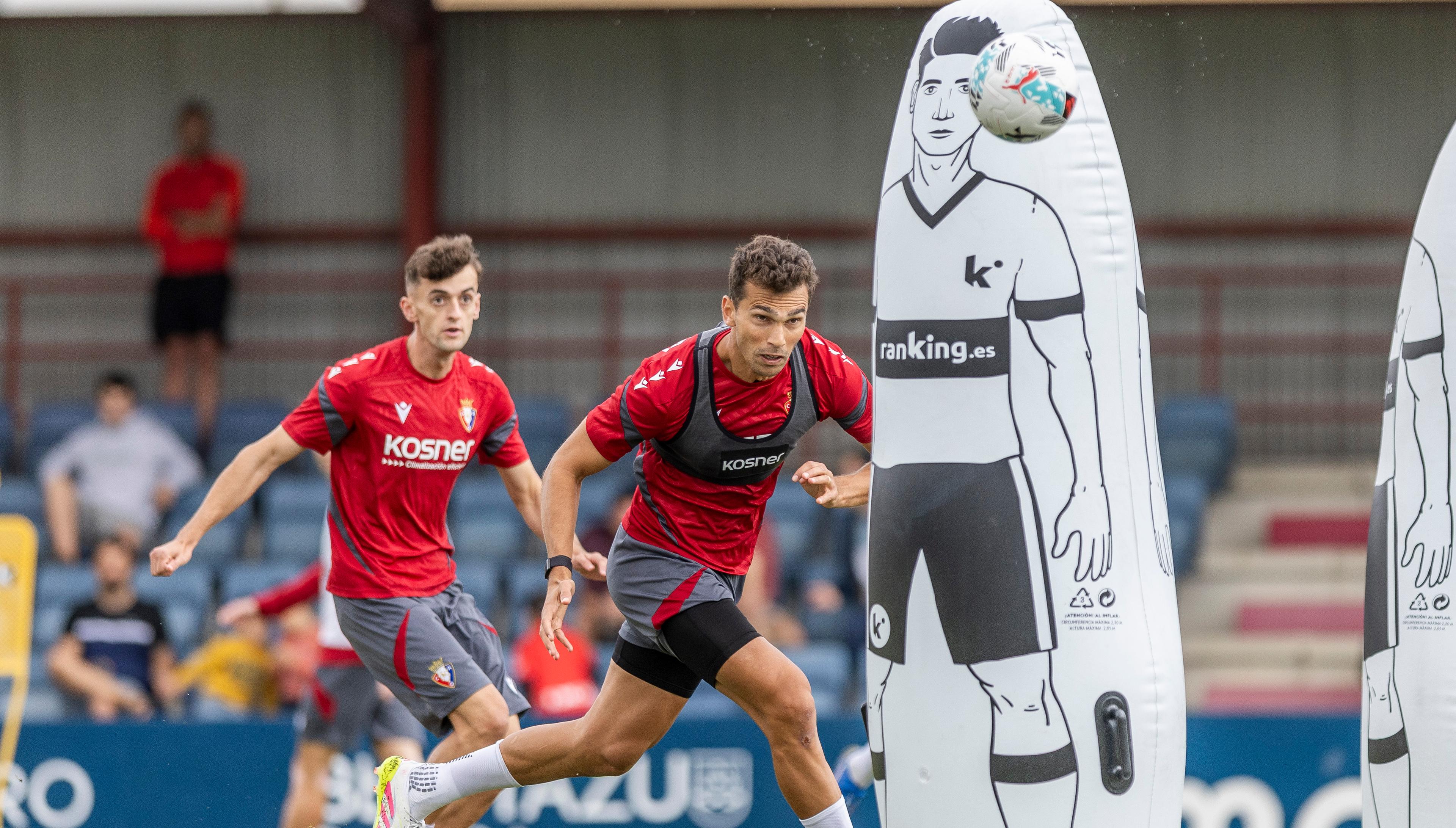 Osasuna completa la segunda sesión de entrenamiento de la semana