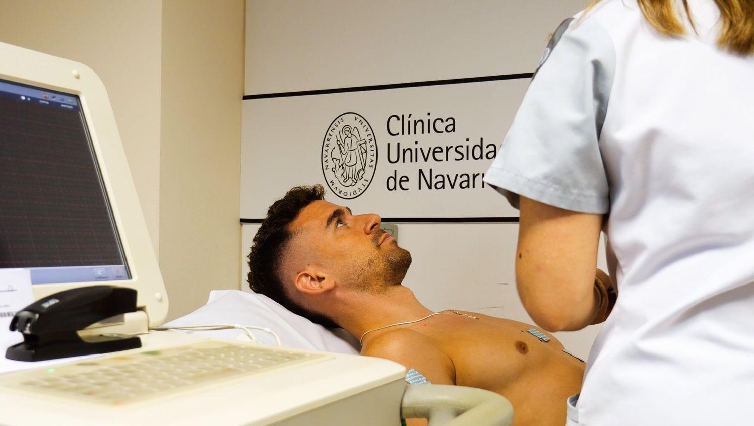 Primer día de pruebas médicas en la Clínica Universidad de Navarra para los jugadores de Osasuna
