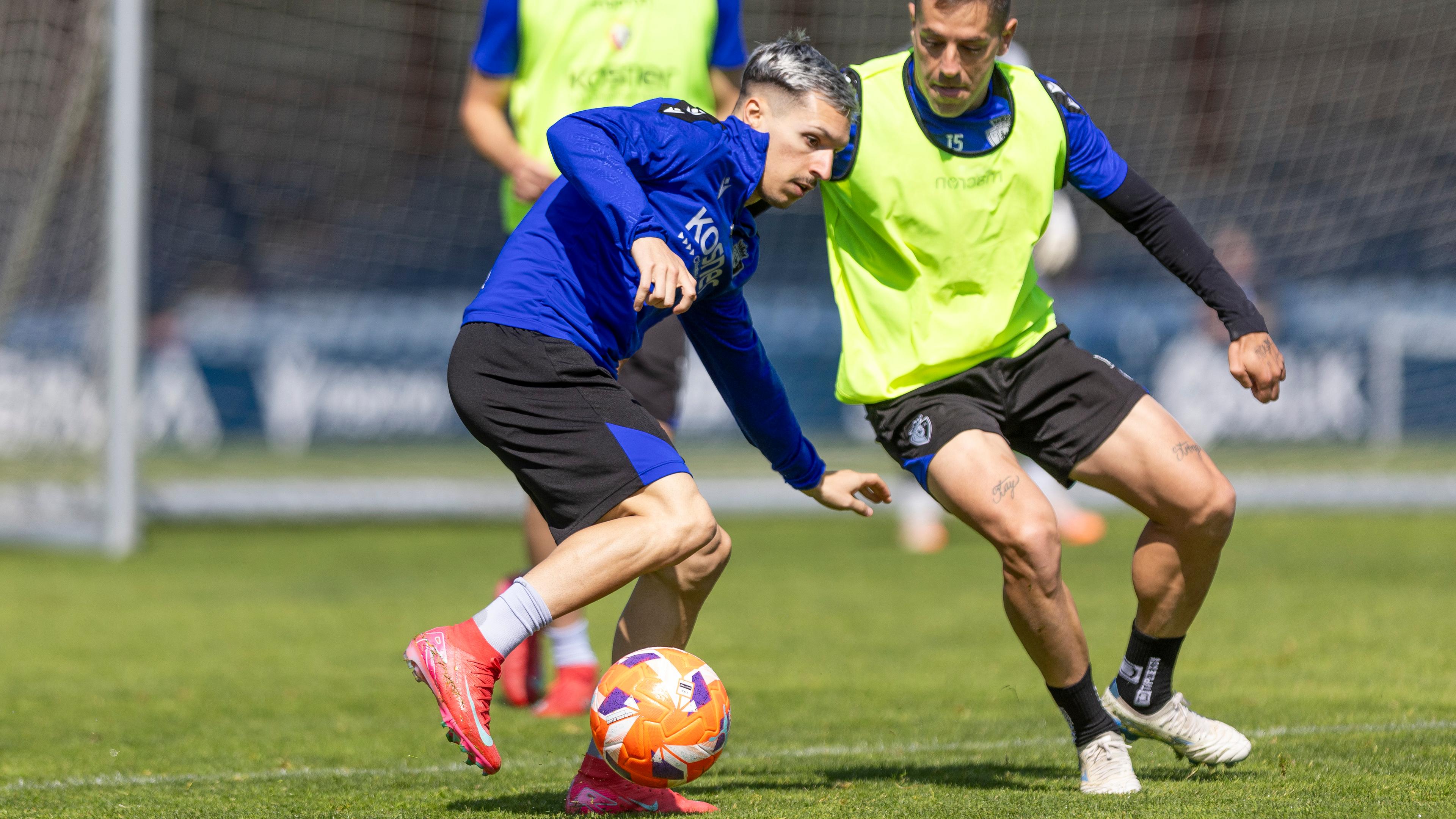 Osasuna avanza en su preparación del partido del Benito Villamarín