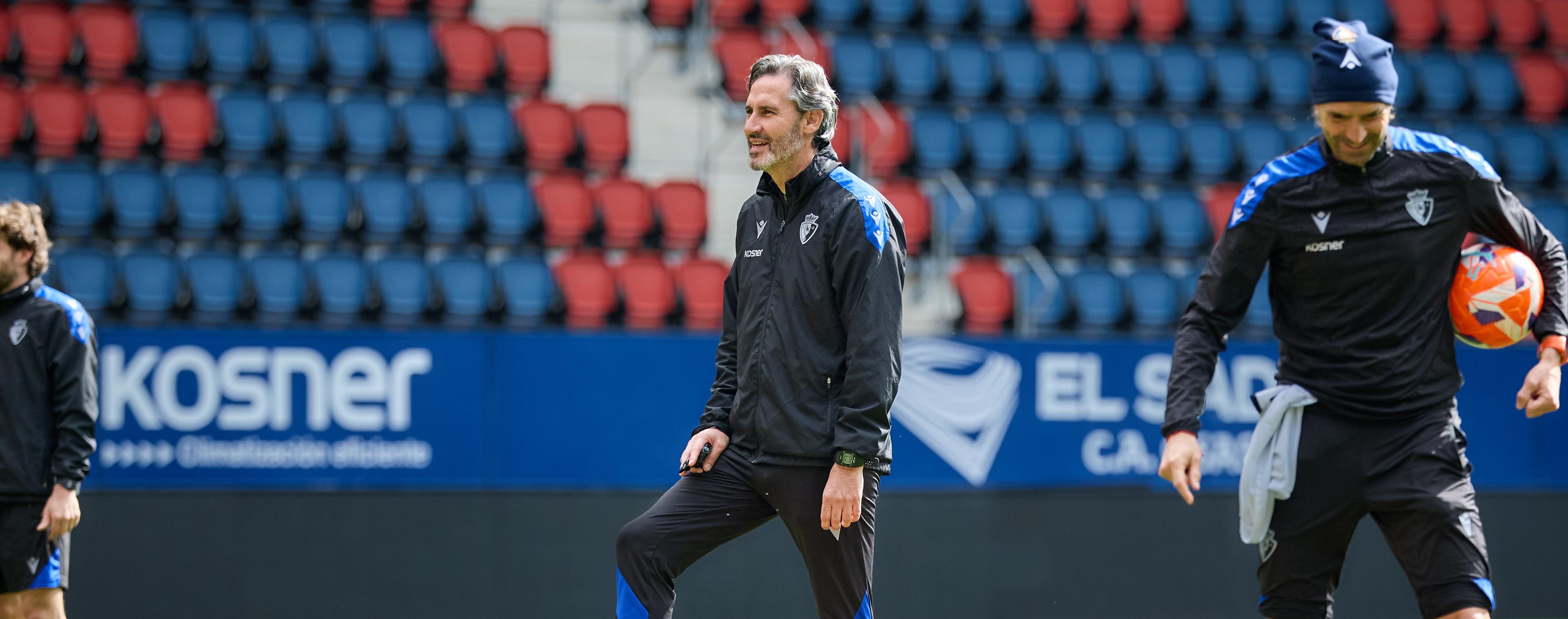 Vicente Moreno: “Van a ser mis dos últimos partidos como entrenador de Osasuna en El Sadar y me encantaría dejar al club en Europa”