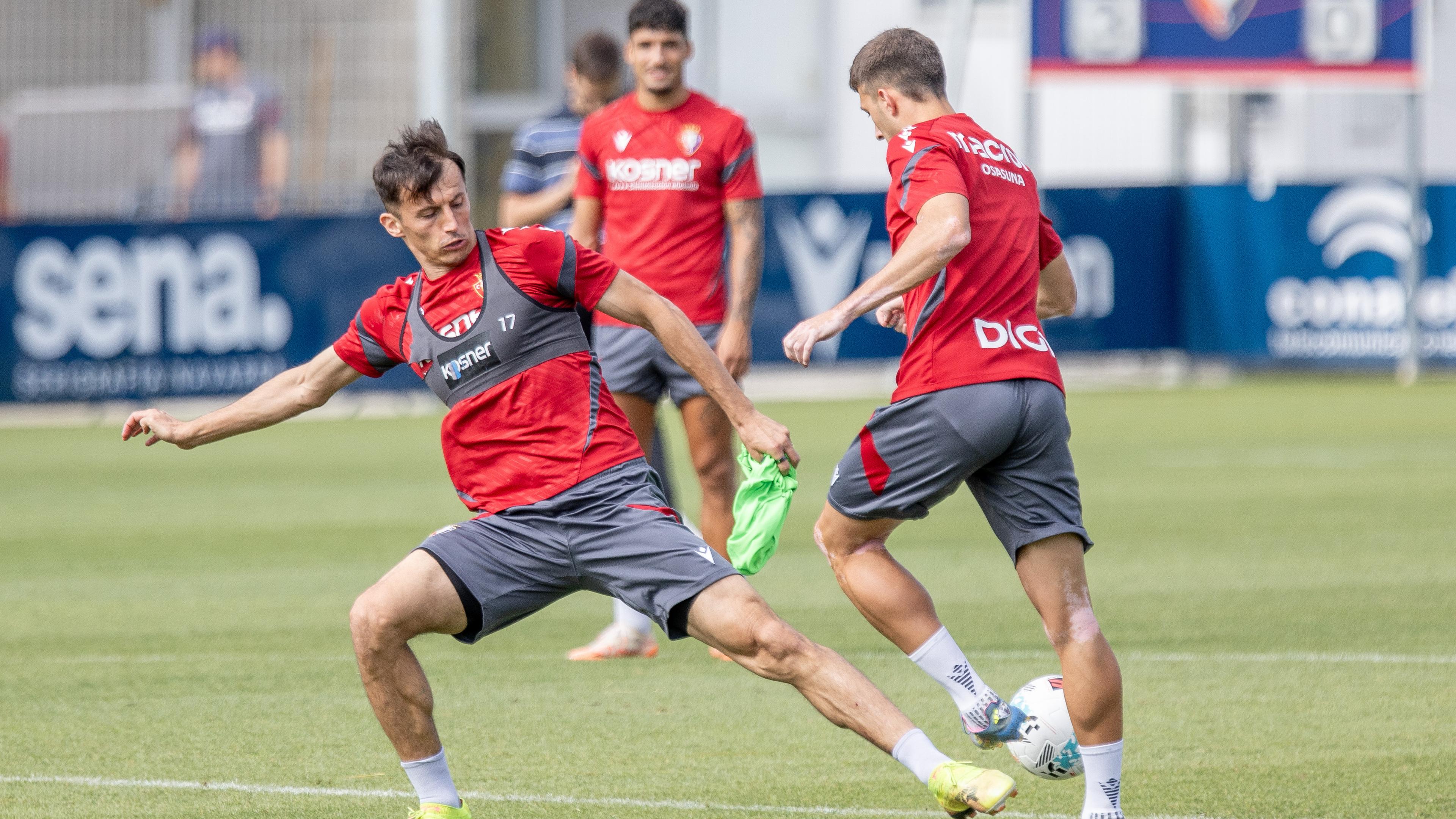 Osasuna completa la última sesión previa al amistoso ante el Lorient