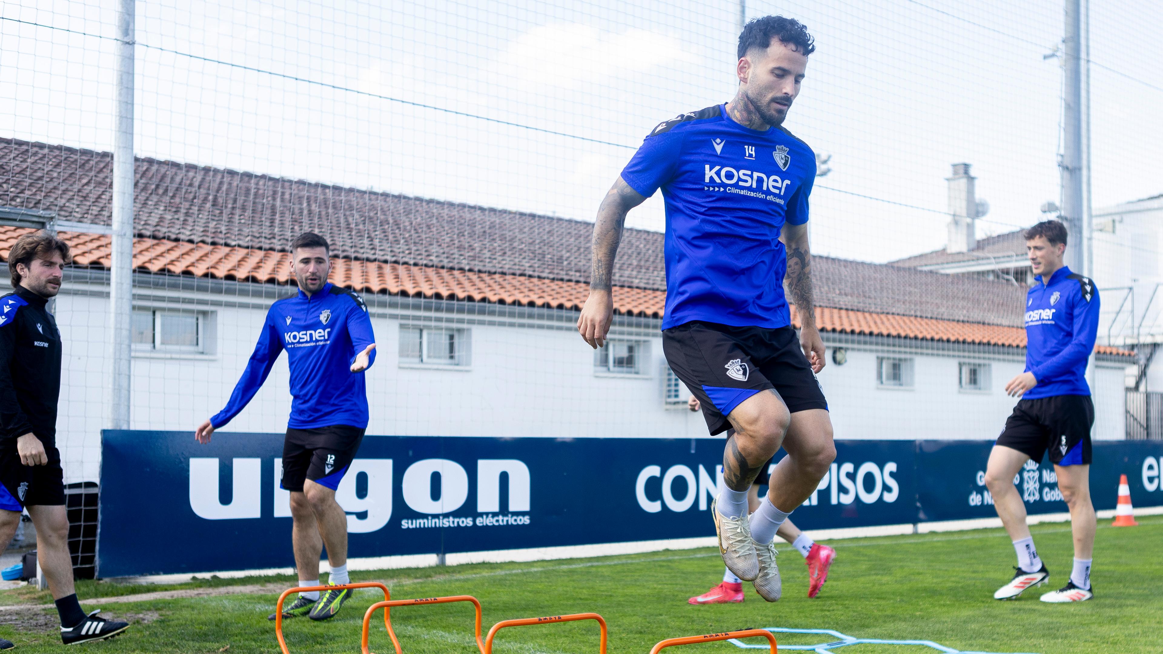 Osasuna completa la tercera sesión de trabajo antes de medirse al Betis