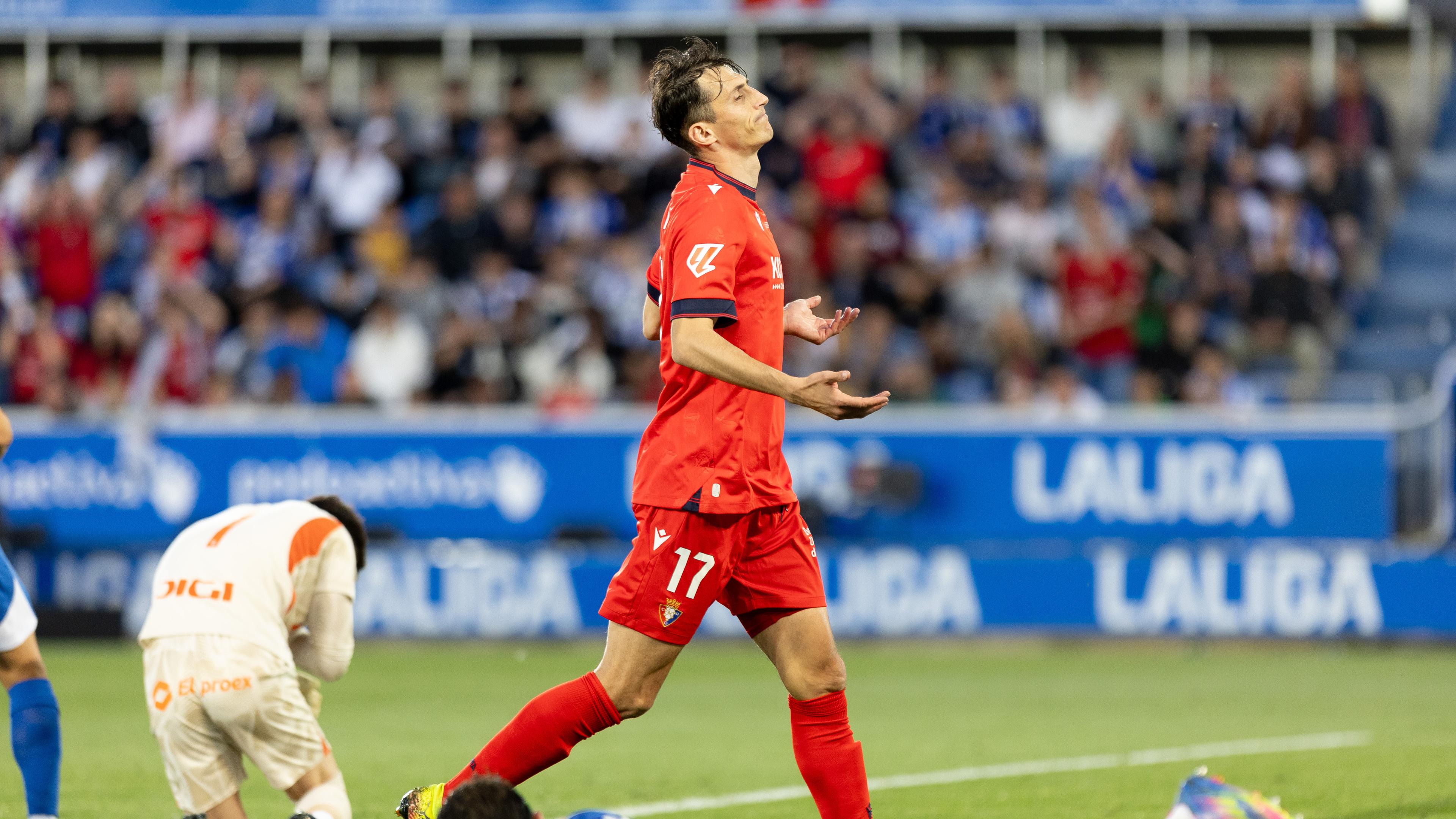 Osasuna empata en Vitoria y se queda a las puertas del sueño europeo (1-1)