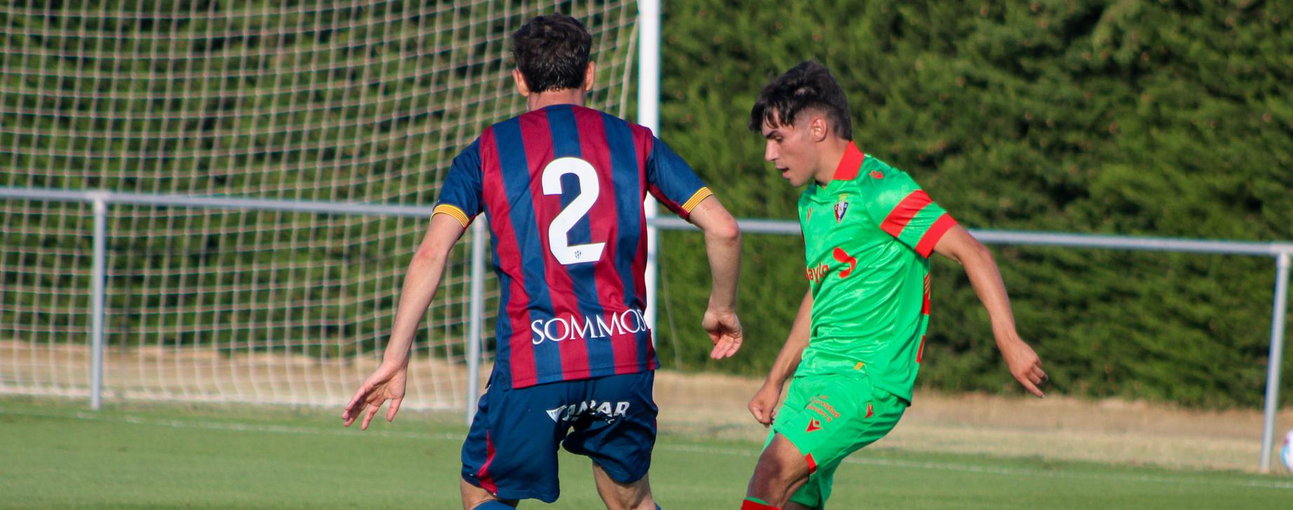 Osasuna Promesas cae derrotado por la S. D. Huesca en su primer partido de pretemporada (1-0)