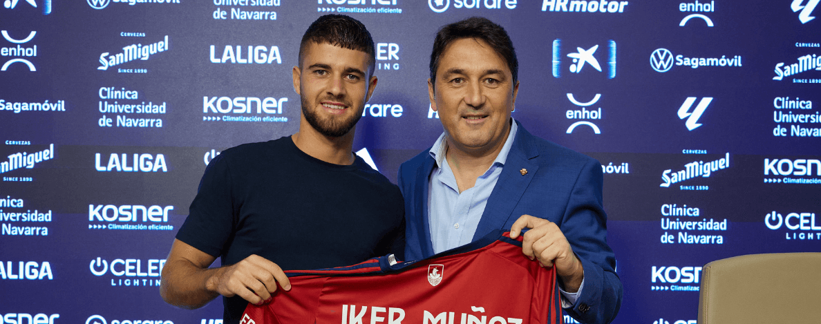 Iker Muñoz: "Es lo que había soñado desde pequeño"