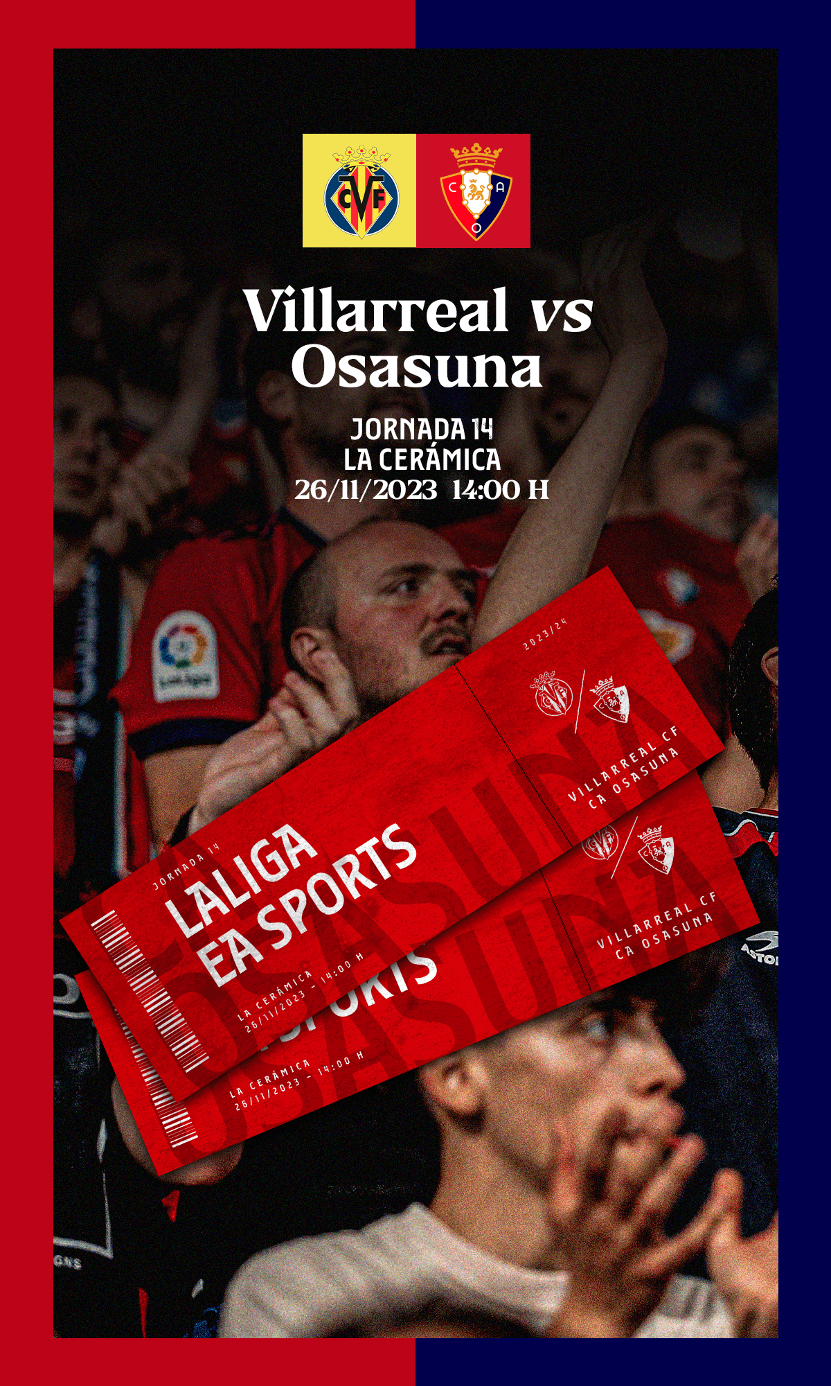 A la venta 500 entradas para el encuentro en Villarreal