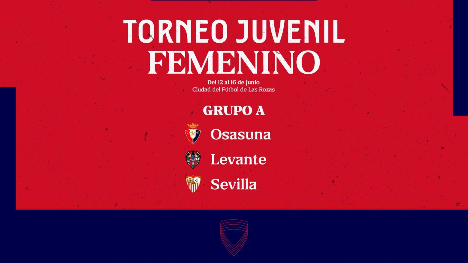 Osasuna Femenino participará en el Torneo Juvenil Femenino de la RFEF