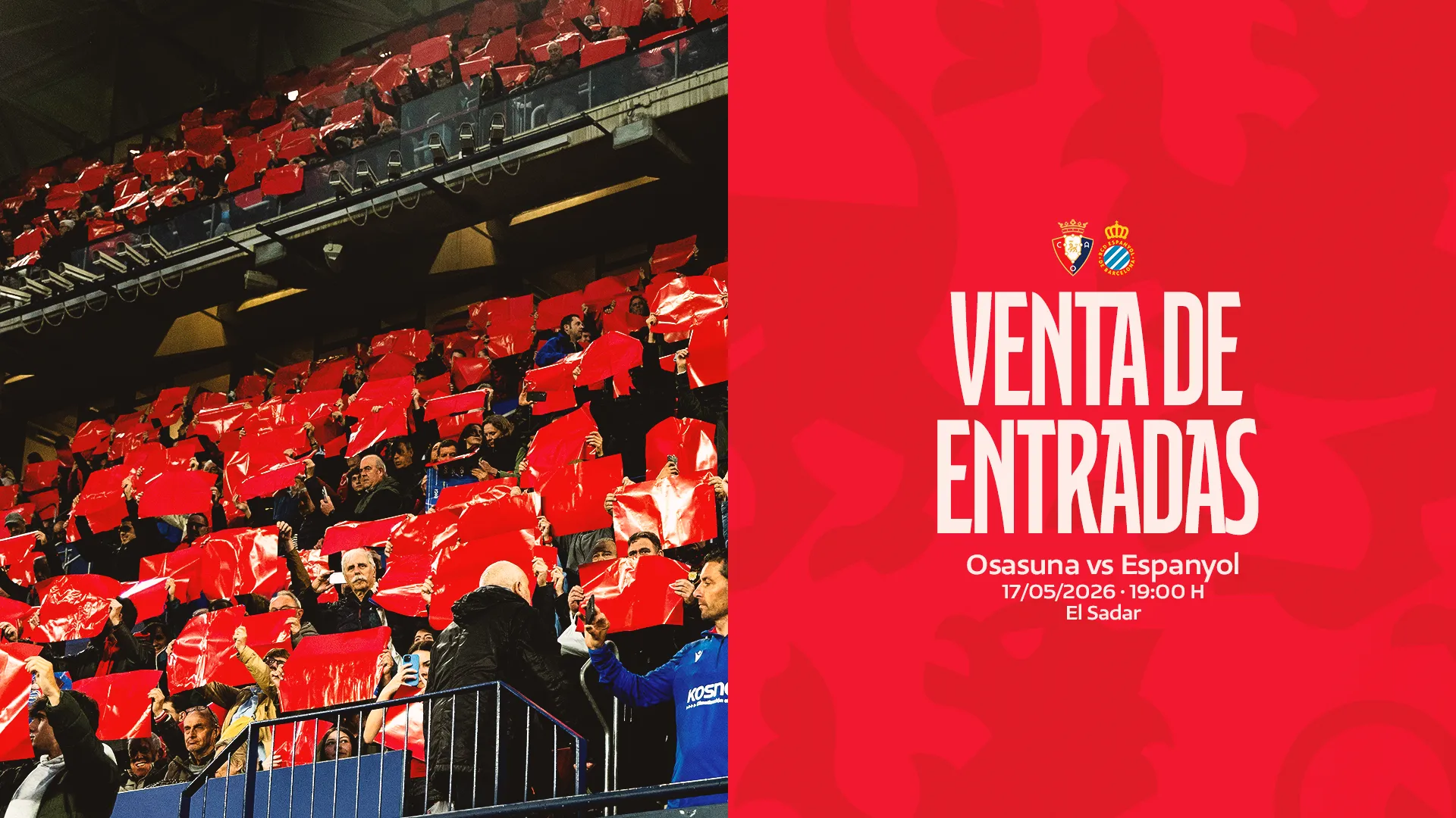 A la venta las entradas para el encuentro ante el R. C. D. Espanyol ...