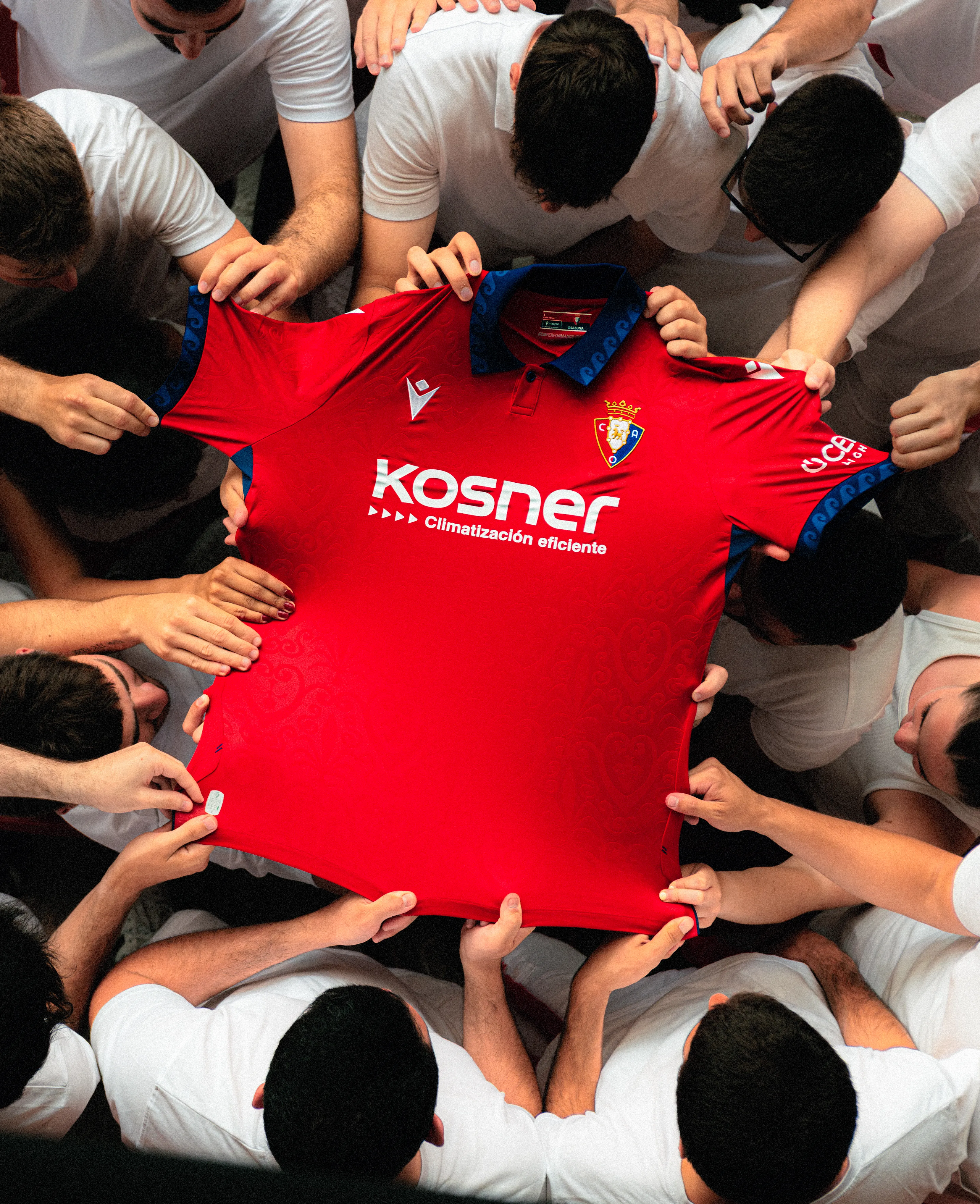 CA Osasuna × Macron: 2026/27 Home Kit official collaboration image