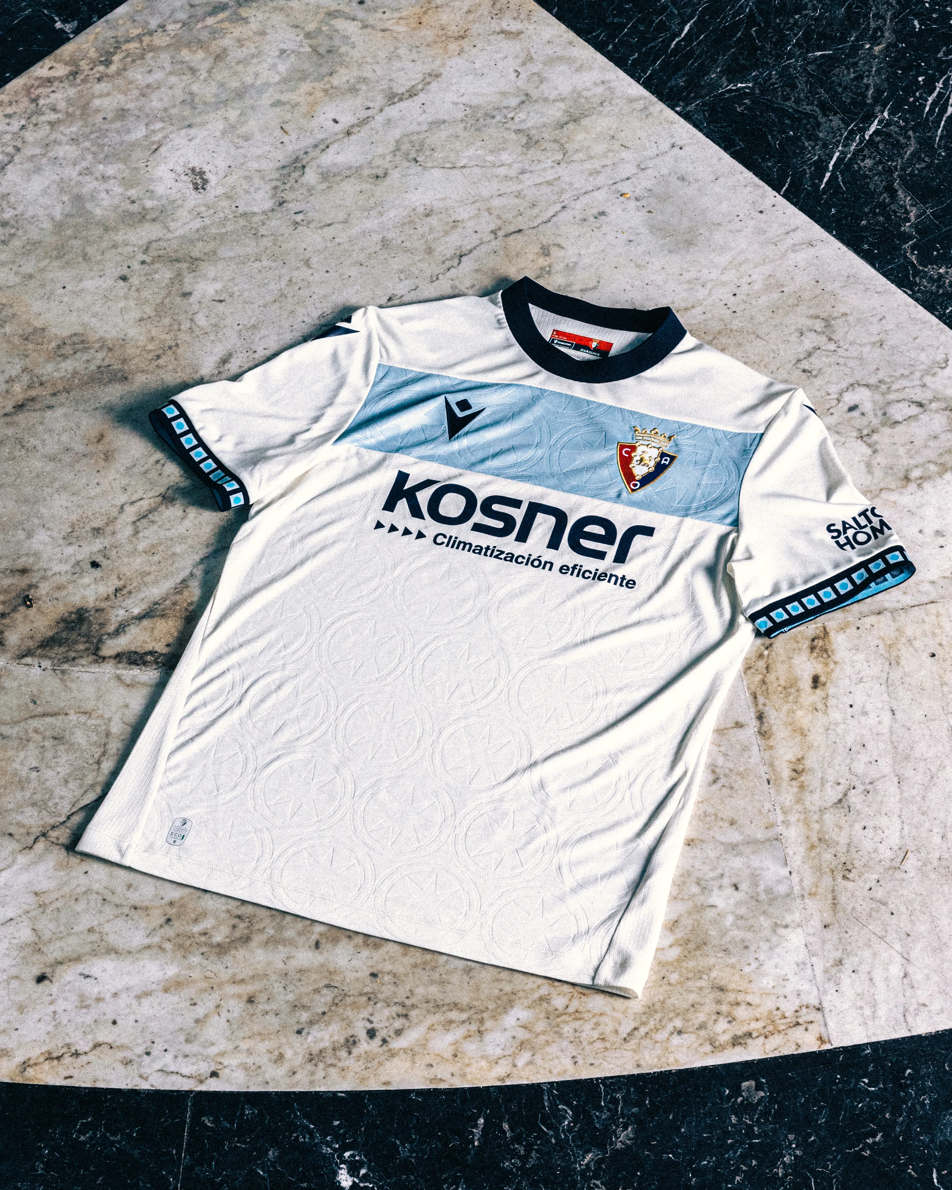 CA Osasuna × Macron: 2026/27 Away Kit official collaboration image