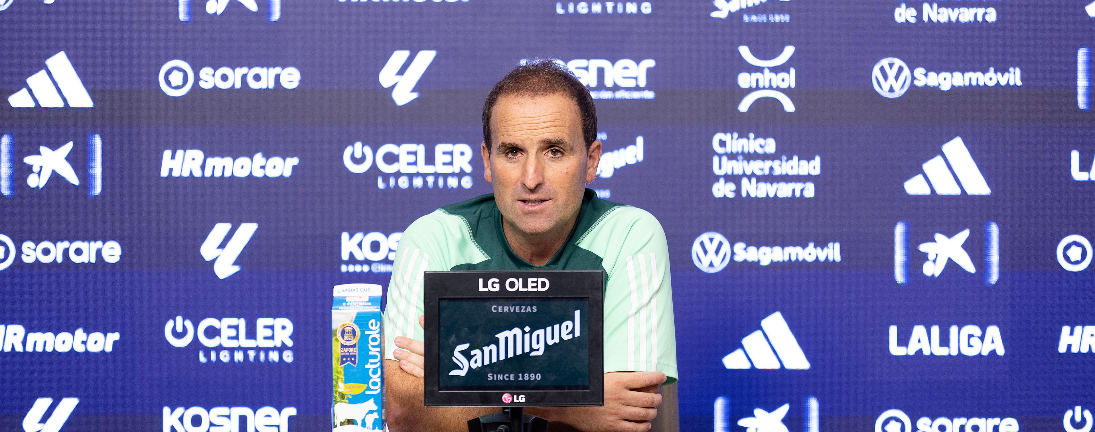 Jagoba Arrasate: “Mañana hay que hacer algo más de lo que hemos hecho últimamente ante el Atlético de Madrid”